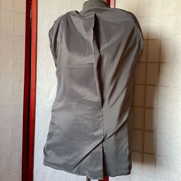 Calvin Klein Infinite Slim Fit Gray Lined Single Breasted Blazer (Size: Medium) - Picture 12 of 12